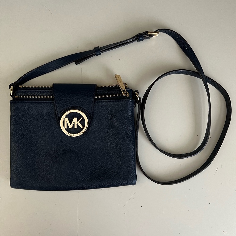 Michael Kors Navy Crossbody